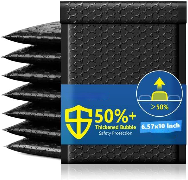 6.57x10 Inch Bubble Mailer | Usable Size 6.57x9"with 1/7" Thickened 450pack
