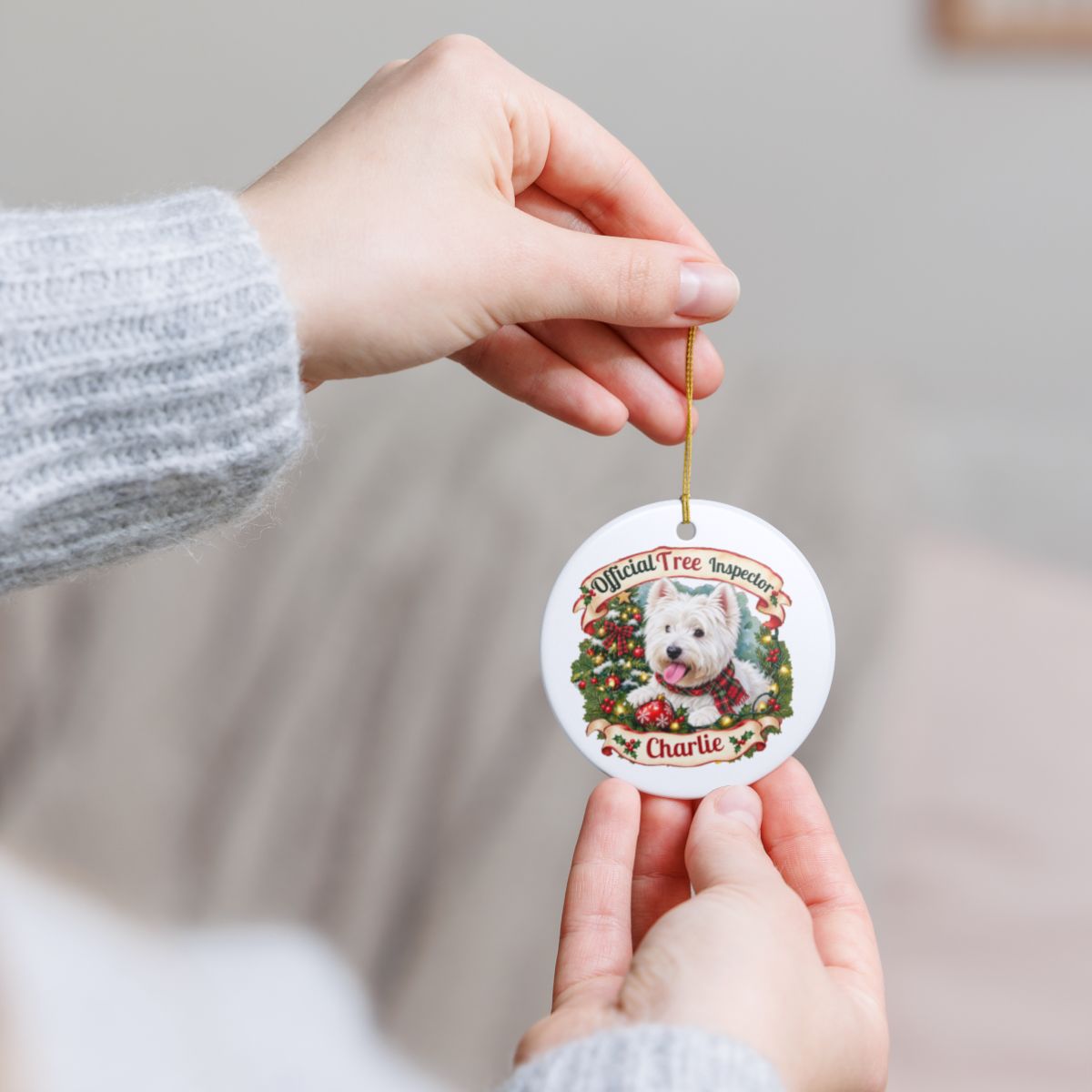Ceramic Decoration Ornament, (1pc) – Tree Inspector Pet