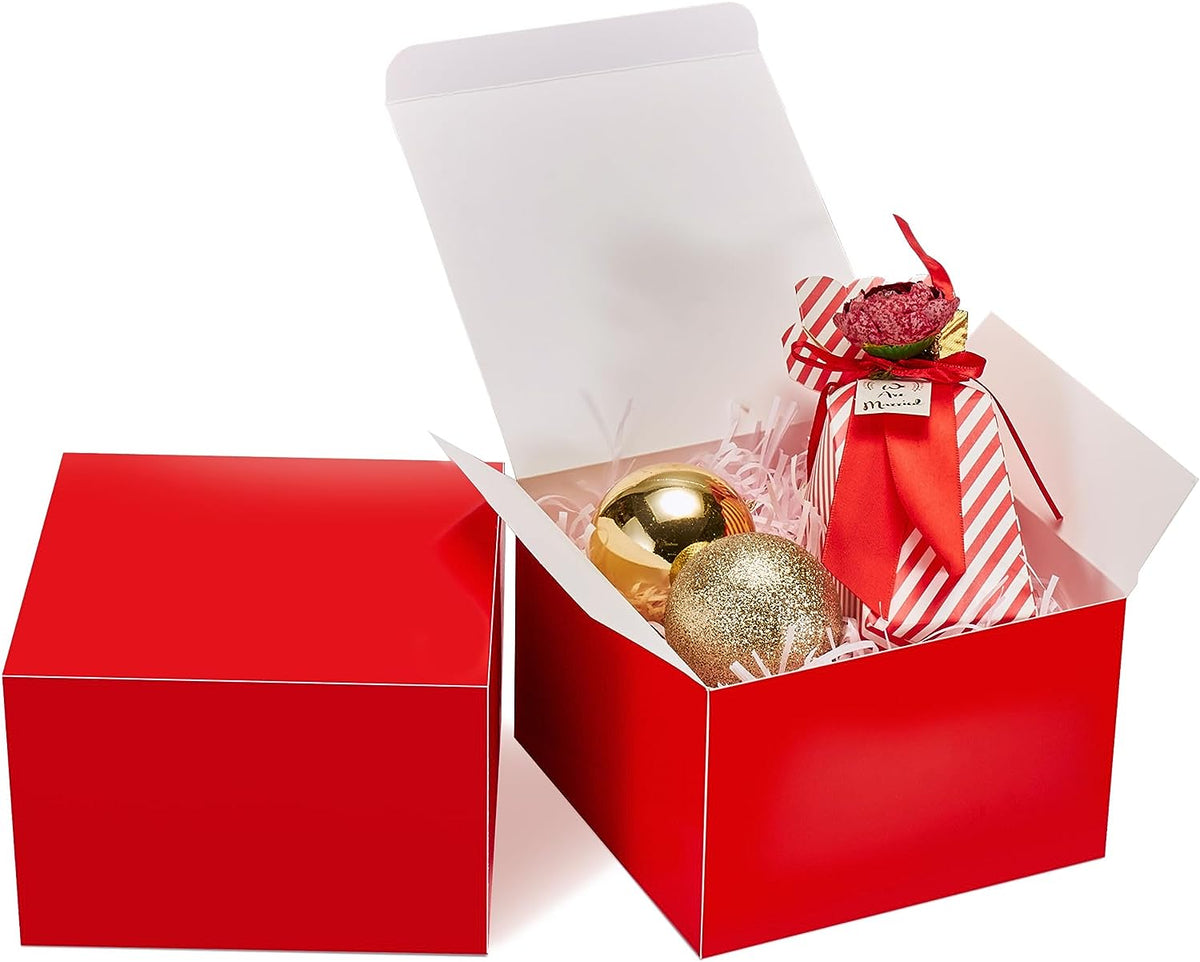 6x6x4 Inch Cardboard Gift Boxes with Lids | 400 Pack Wholesale