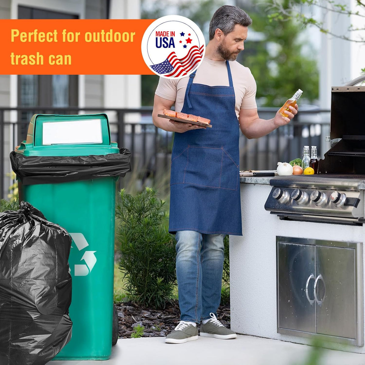 55-60 Gallon Trash Bags 150 Count 0.7Mil Wholesale