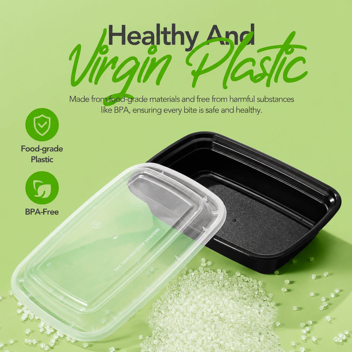 100 Pack 24OZ Meal Prep Containers Wholesale