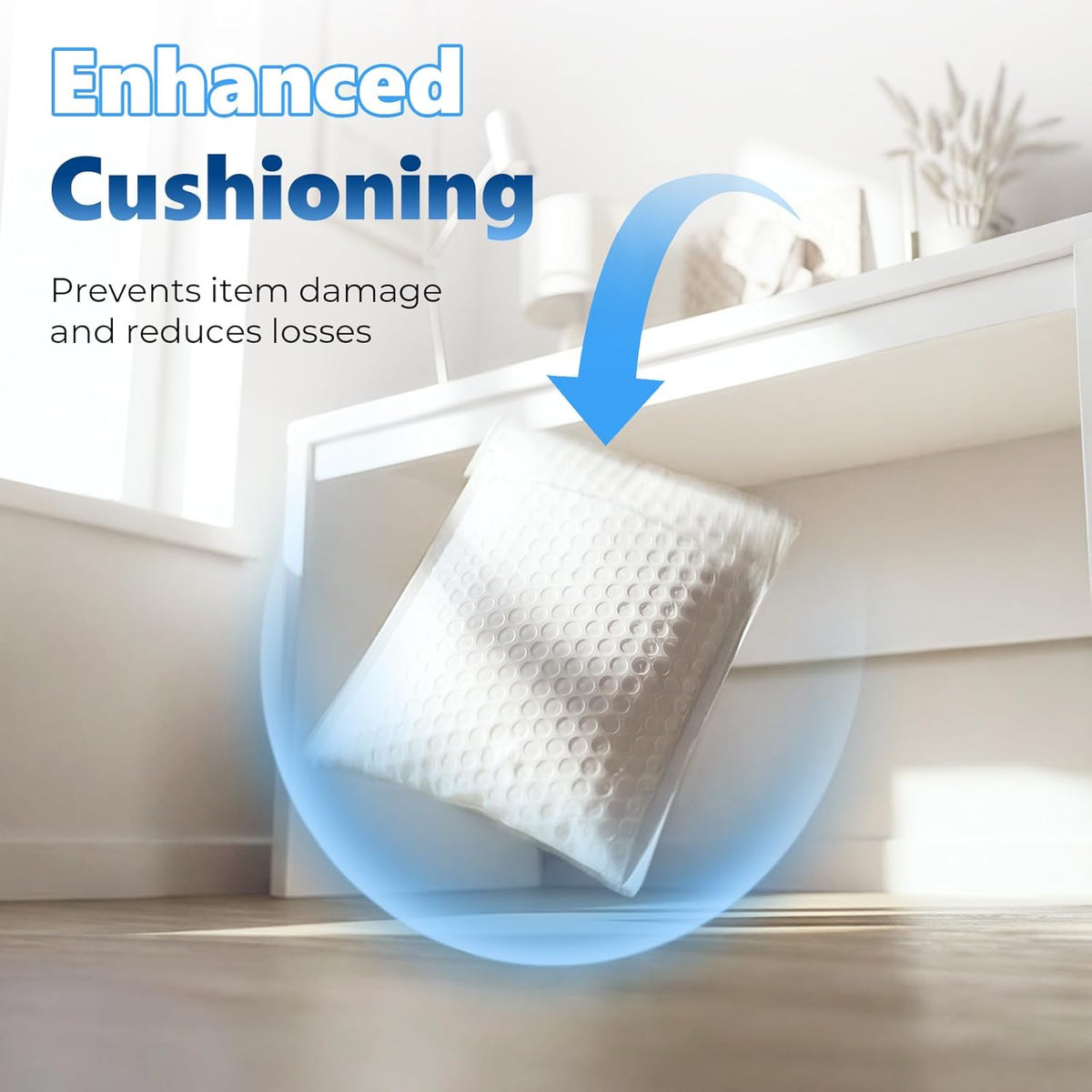6.57x10 Inch Bubble Mailer | Usable Size 6.57x9"with 1/7" Thickened 450pack