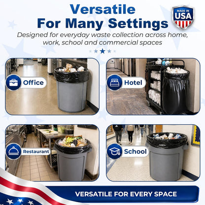 55-60 Gallon Trash Bags 1.2Mil 50 Count Wholesale