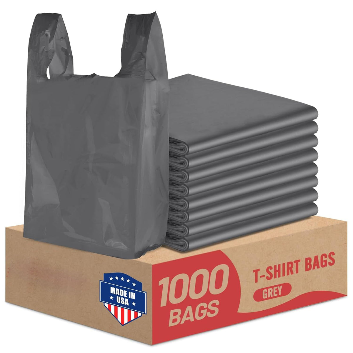 11.5x6.5x21" 0.47mil Plastic Bags 1000 Count Wholesale