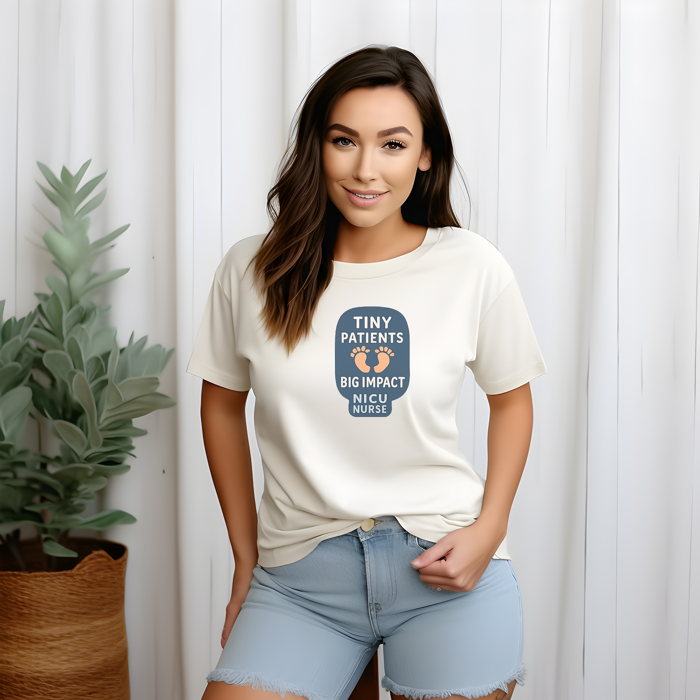 NICU Nurse Shirt, Gift for NICU Nurses, NICU Nurse Apparel, Nurse Appreciation, Relaxed Cotton Tee