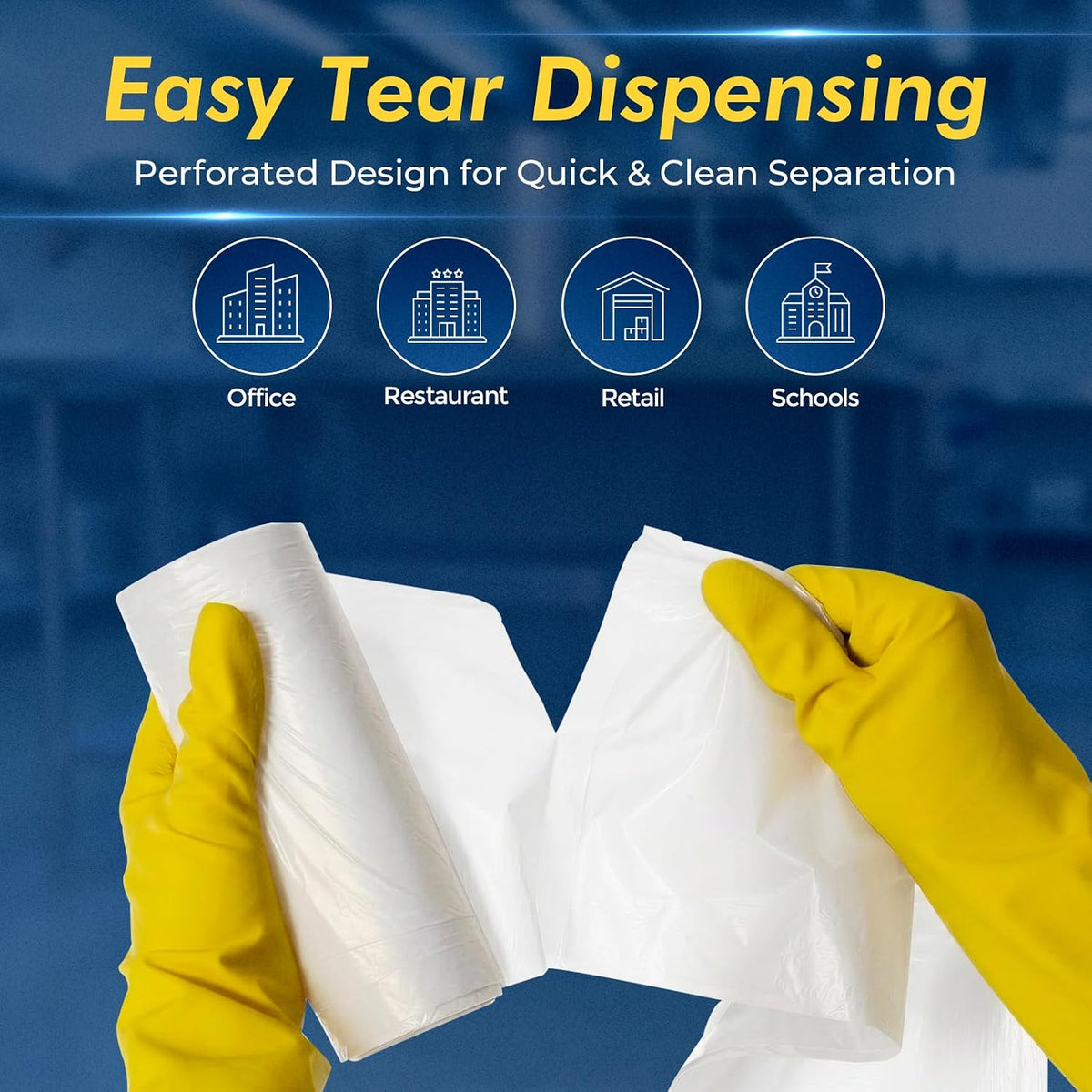 30-33 Gallon Trash Bags 1Mil 100 Count Wholesale
