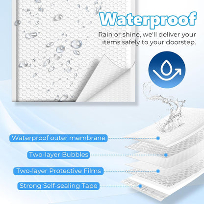 11.26x16 Inch Bubble Mailer | Usable Size 11.26x15"with 1/7" Thickened 250pack