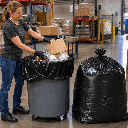 55-60 Gallon Trash Bags 1.2Mil 50 Count Wholesale