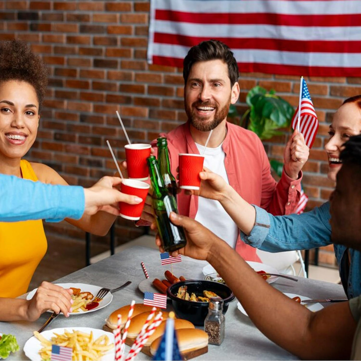 7.75"x0.24" Individually Wrapped Plastic Straws | 3000 Pack Wholesale
