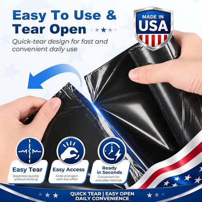 40-45 Gallon Trash Bags 1.2Mil 100 Count Wholesale