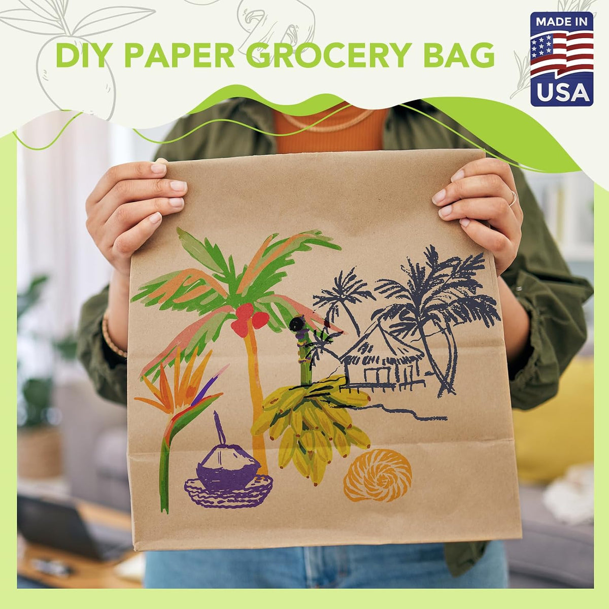 12x 7x17 Inch Kraft Paper Gift Bags Fold Top | 400 Pack Wholesale