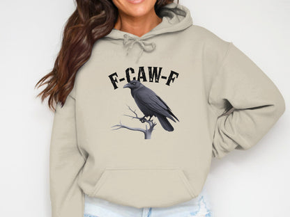 F-CAW-F Graphic Crow Hoodie product type