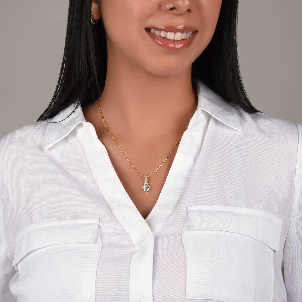 Alluring Beauty Necklace - Inspirational and Personalized Gift for Her