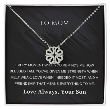 Magnetic Hearts Necklace Mothers Day Gift From Son