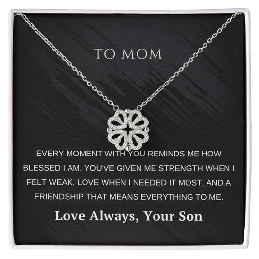 Magnetic Hearts Necklace Mothers Day Gift From Son
