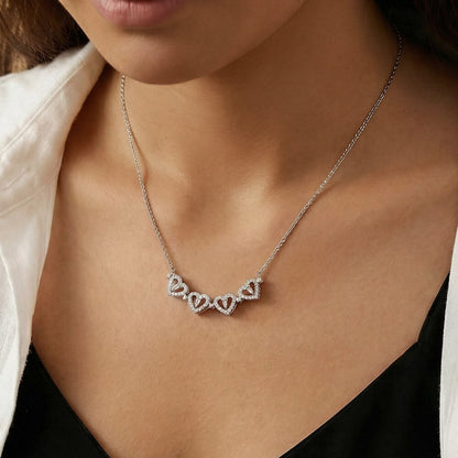 Magnetic Hearts Necklace Mothers Day Gift From Son