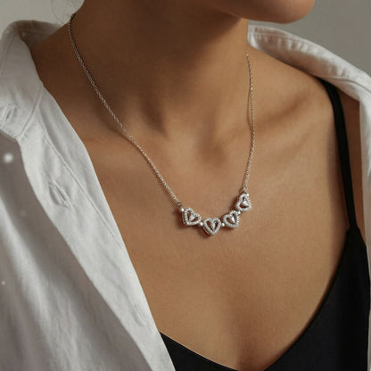 Magnetic Hearts Necklace Mother's Day Gift