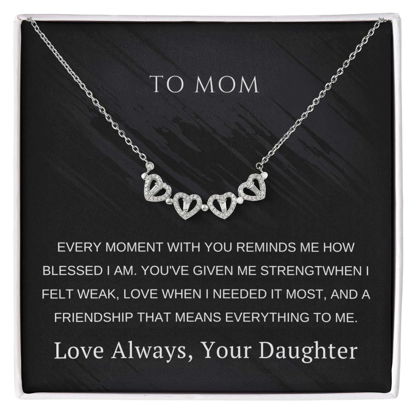 Magnetic Hearts Necklace Mother's Day Gift