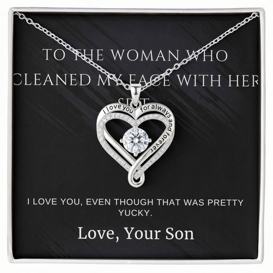 Love You Always Necklace Mother's Day Gift From  Son With Funny Loving Message