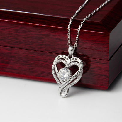 Love You Always Necklace Mother's Day Gift From  Son With Funny Loving Message