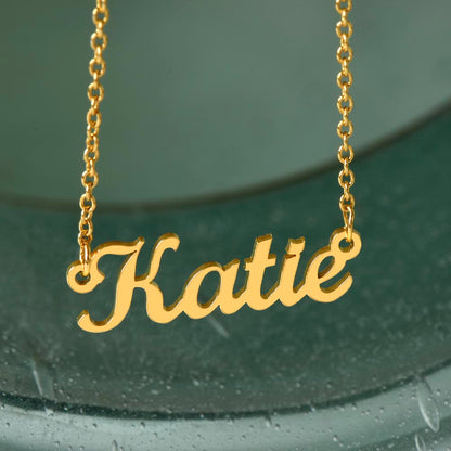 To My Future Wife-I'll be loving you long after the Stars fall from the Sky-Custom Name Necklace