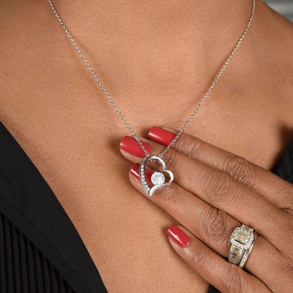Personalized Forever Love Necklace for Wife -When I think It's Impossible You Prove Me Wrong