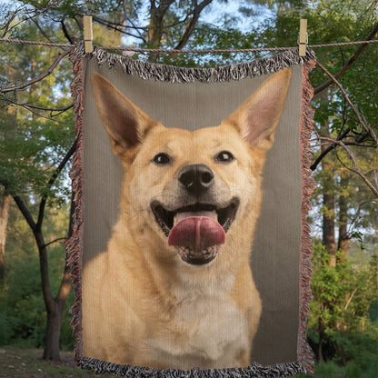 Customized Woven Blanket With Your Favorite Memorialized Photograph