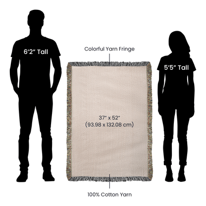 Customized Woven Blanket With Your Favorite Memorialized Photograph