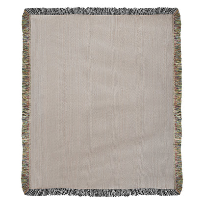 Customized Woven Blanket With Your Favorite Memorialized Photograph