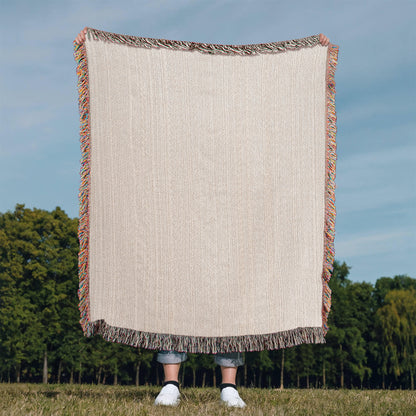 Customized Woven Blanket With Your Favorite Memorialized Photograph