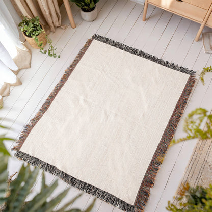 Customized Woven Blanket With Your Favorite Memorialized Photograph