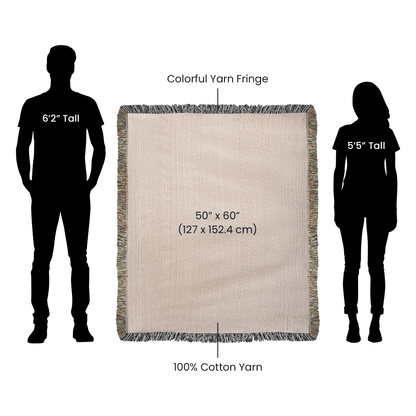 Customized Woven Blanket With Your Favorite Memorialized Photograph