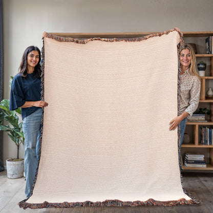 Customized Woven Blanket With Your Favorite Memorialized Photograph