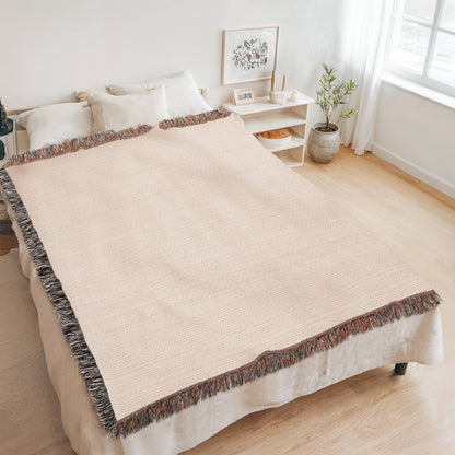 Customized Woven Blanket With Your Favorite Memorialized Photograph