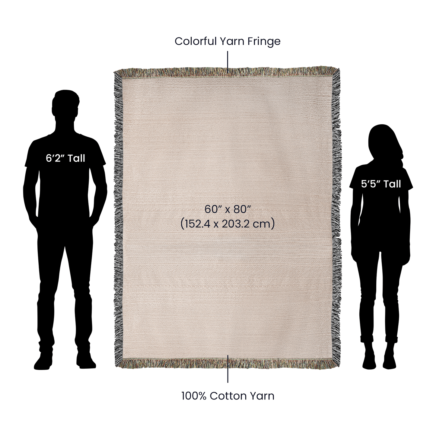 Customized Woven Blanket With Your Favorite Memorialized Photograph