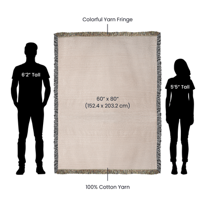 Customized Woven Blanket With Your Favorite Memorialized Photograph