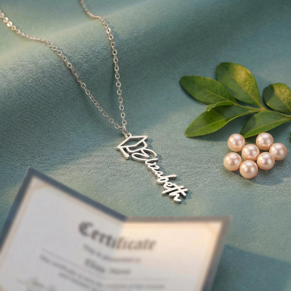 Graduation Gift For Daughter From Dad Custom Name Necklace