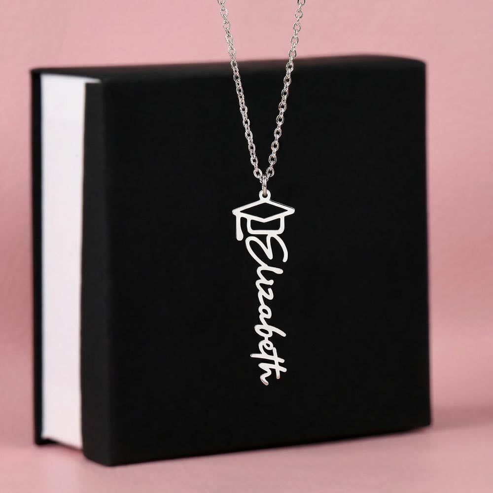Graduation Gift For Daughter From Dad Custom Name Necklace