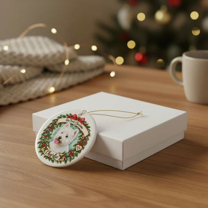 Ceramic Decoration Ornament, (1pc) – First Christmas Pet