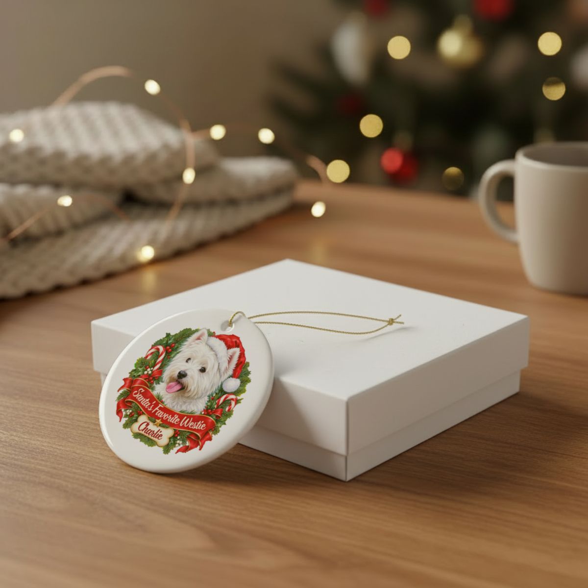 Ceramic Decoration Ornament, (1pc) – Favorite Westie