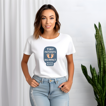 NICU Nurse Shirt, Gift for NICU Nurses, NICU Nurse Apparel, Nurse Appreciation, Relaxed Cotton Tee