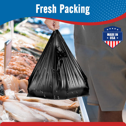 11.5x6.5x21" 0.47mil Plastic Bags 1000 Count Wholesale