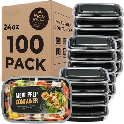 100 Pack 24OZ Meal Prep Containers Wholesale