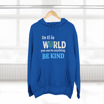 Be Kind Inspirational Hoodie, Motivational Pullover Sweatshirt, Cozy Cotton Blend Hoodie, Thoughtful Gift, Message Hoodie, Hooded Sweatshirt,